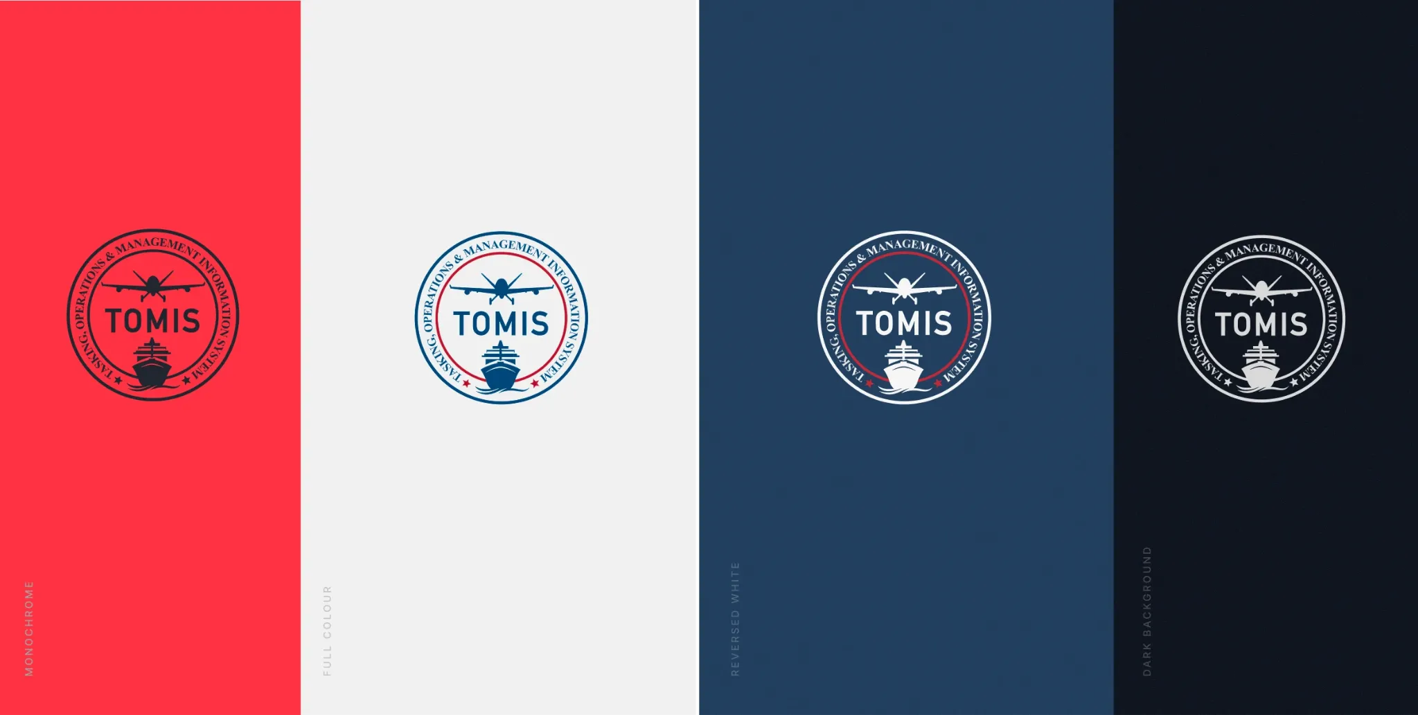 TOMIS brand identity project — Branded stationery